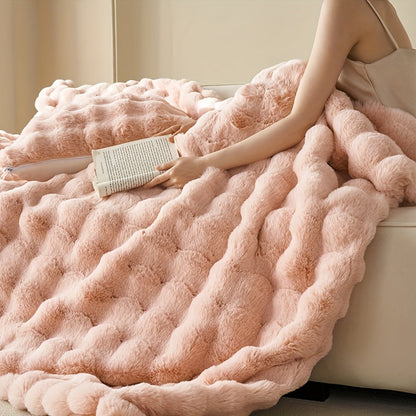Dubbelzijdige Fleece Deken – Extra Zachte & Warme Pluche Deken voor Elk Seizoen