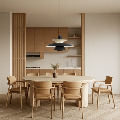 Multilayer Hanglamp – Driedelige Deens Designlamp van Aluminium | Moderne LED Hangverlichting voor Eettafel, Keuken of Woonkamer