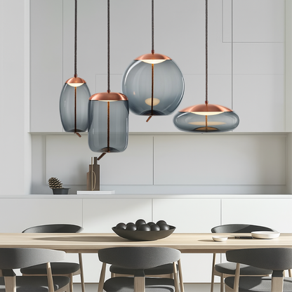 Design Hanglamp Rose Goud LED - Sfeervolle Verlichting voor Eetkamer