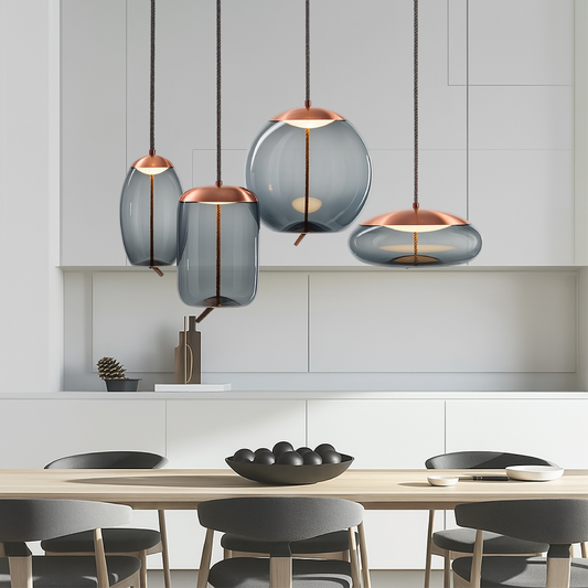 Design Hanglamp Rose Goud LED - Sfeervolle Verlichting voor Eetkamer