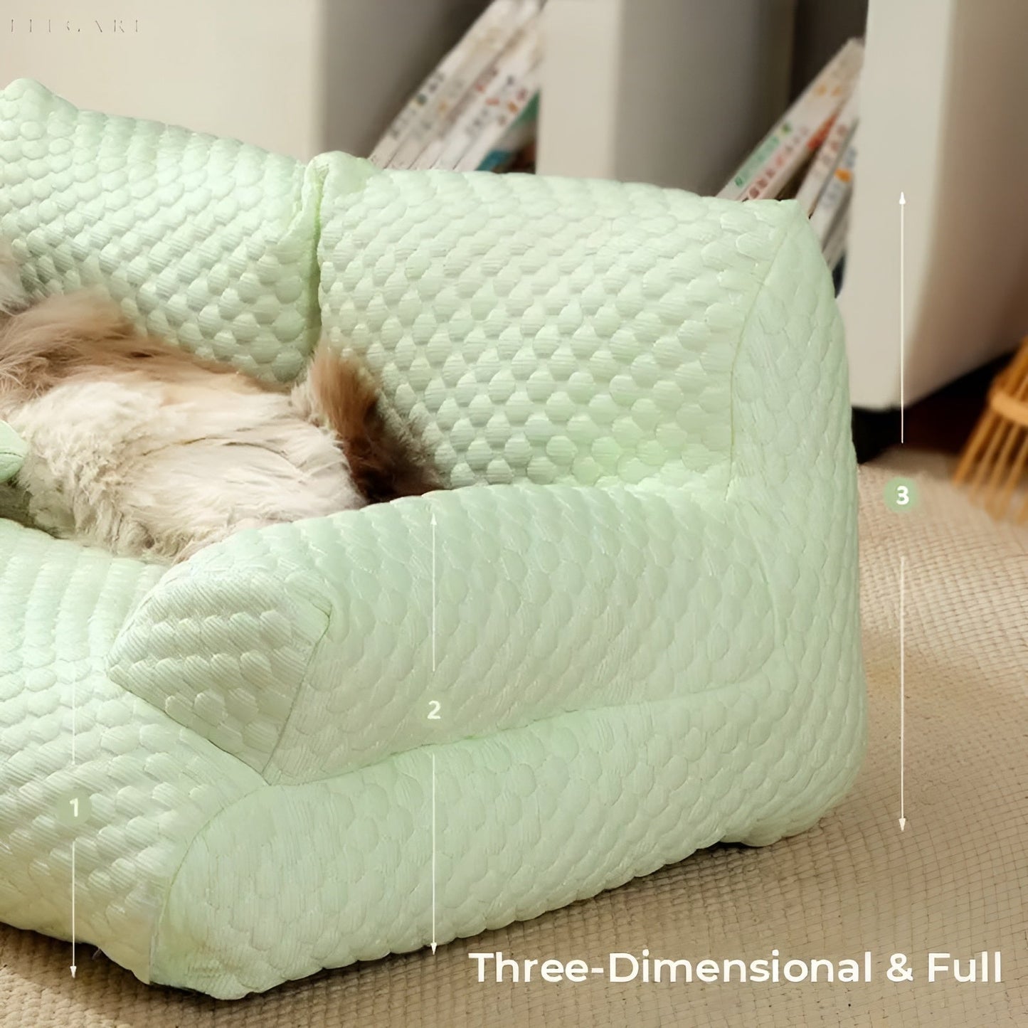 Wasbaar Orthopedisch Pluche Hondenbed - CozyPaws™