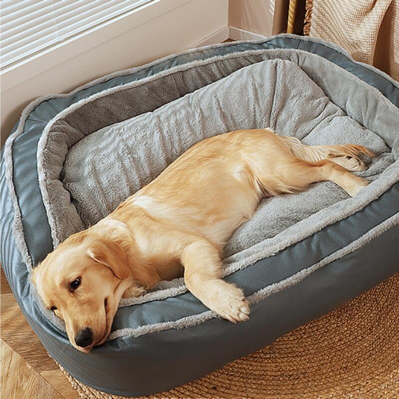 Luxe Hondenkussen CozyPaw™ - Afneembaar Wasbare Hoes Comfort