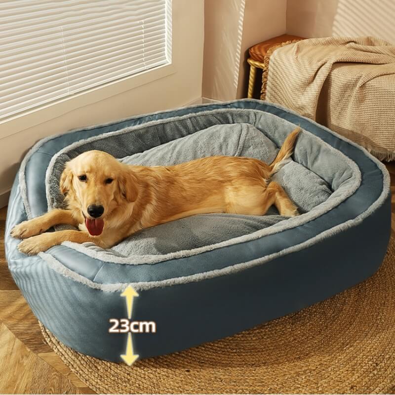 Luxe Hondenkussen CozyPaw™ - Afneembaar Wasbare Hoes Comfort