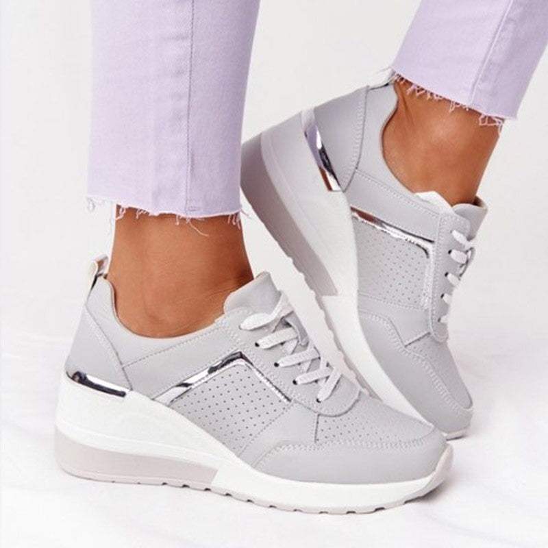 Dames sneakers – casual elegant, comfortabel, ademend, dagelijks