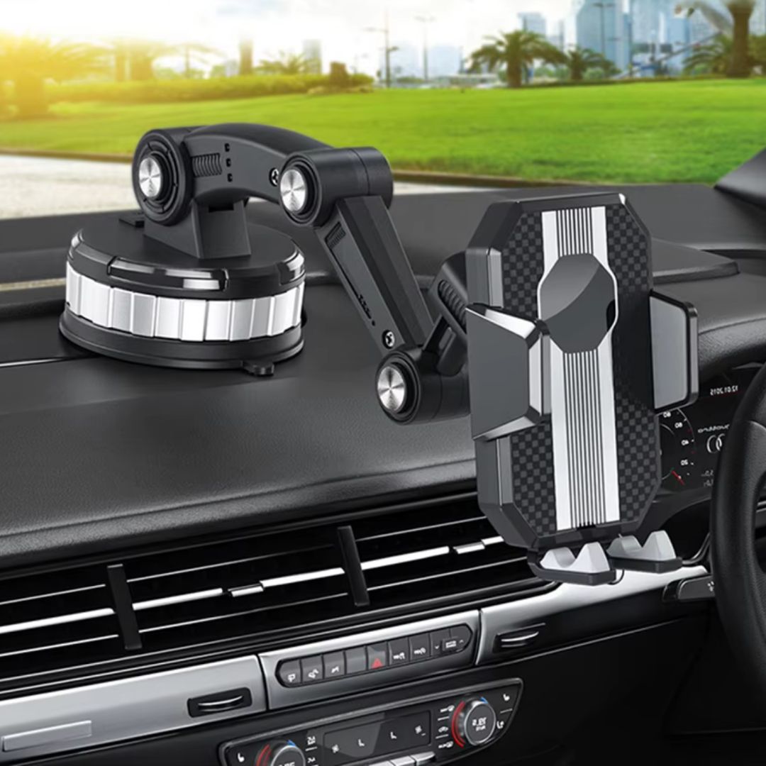 LuxGrip | Elegant Sturdy Auto Telefoonhouder met 360° Rotatie 9