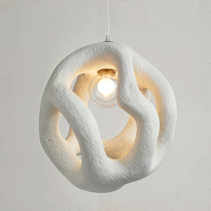 Ardène Minimalistische Hars Plafondlamp – Moderne Dimbare LED Designlamp met Zacht Warm Licht voor Rustige en Stijlvolle Interieurs