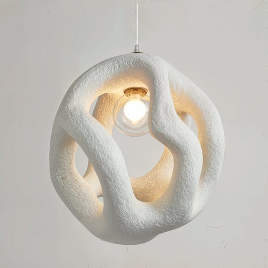 Ardène Minimalistische Hars Plafondlamp – Moderne Dimbare LED Designlamp met Zacht Warm Licht voor Rustige en Stijlvolle Interieurs