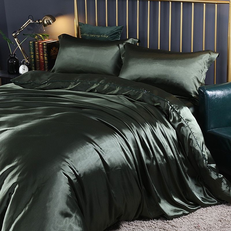 SilkLuxe Satijnen Beddengoed Set – Zacht, Ademend & Luxe Slaapcomfort voor Elke Nacht
