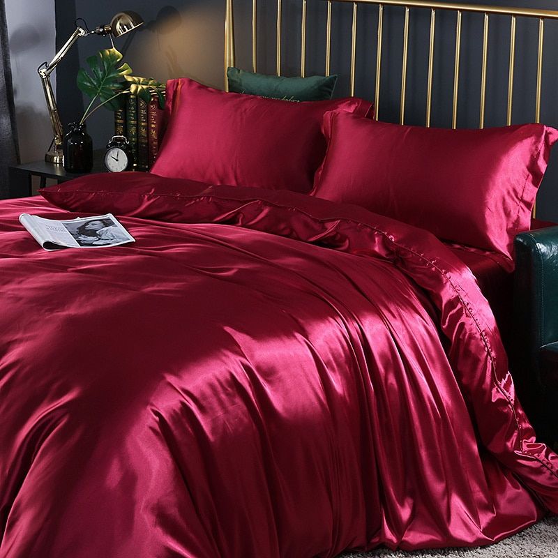 SilkLuxe Satijnen Beddengoed Set – Zacht, Ademend & Luxe Slaapcomfort voor Elke Nacht
