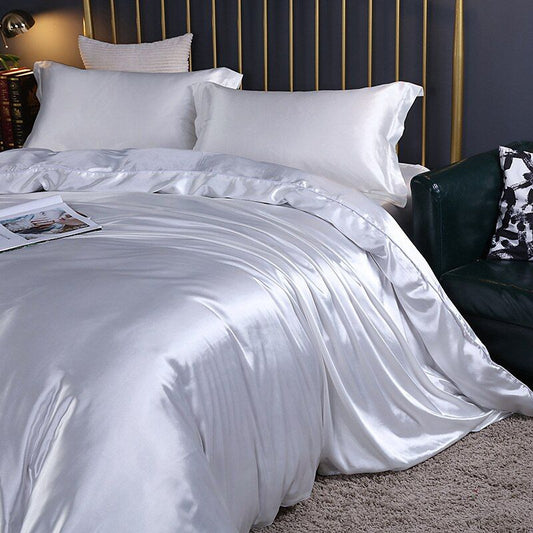 SilkLuxe Satijnen Beddengoed Set – Zacht, Ademend & Luxe Slaapcomfort voor Elke Nacht