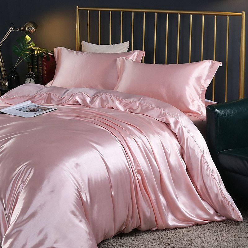 SilkLuxe Satijnen Beddengoed Set – Zacht, Ademend & Luxe Slaapcomfort voor Elke Nacht