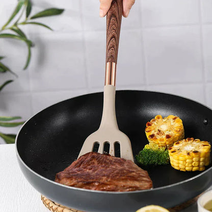 Silikonen keukengerei set 10-delig – Hittebestendig, Duurzaam & Luxe Ontwerp
