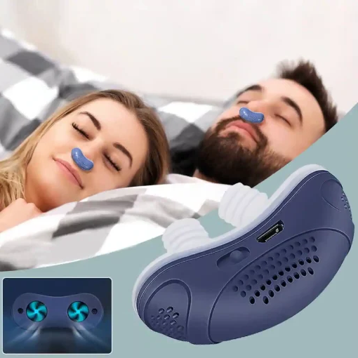 Micro CPAP Anti-Snurkapparaat – Draadloos & Oplaadbaar Alternatief voor Snurkbehandeling en Slaapapneu | Reisklaar & Stil