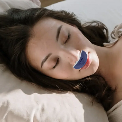 Micro CPAP Anti-Snurkapparaat – Draadloos & Oplaadbaar Alternatief voor Snurkbehandeling en Slaapapneu | Reisklaar & Stil