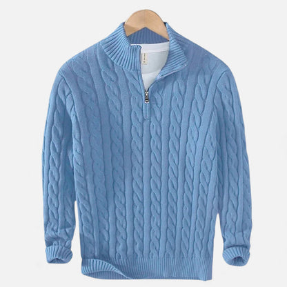Heren half-zip trui