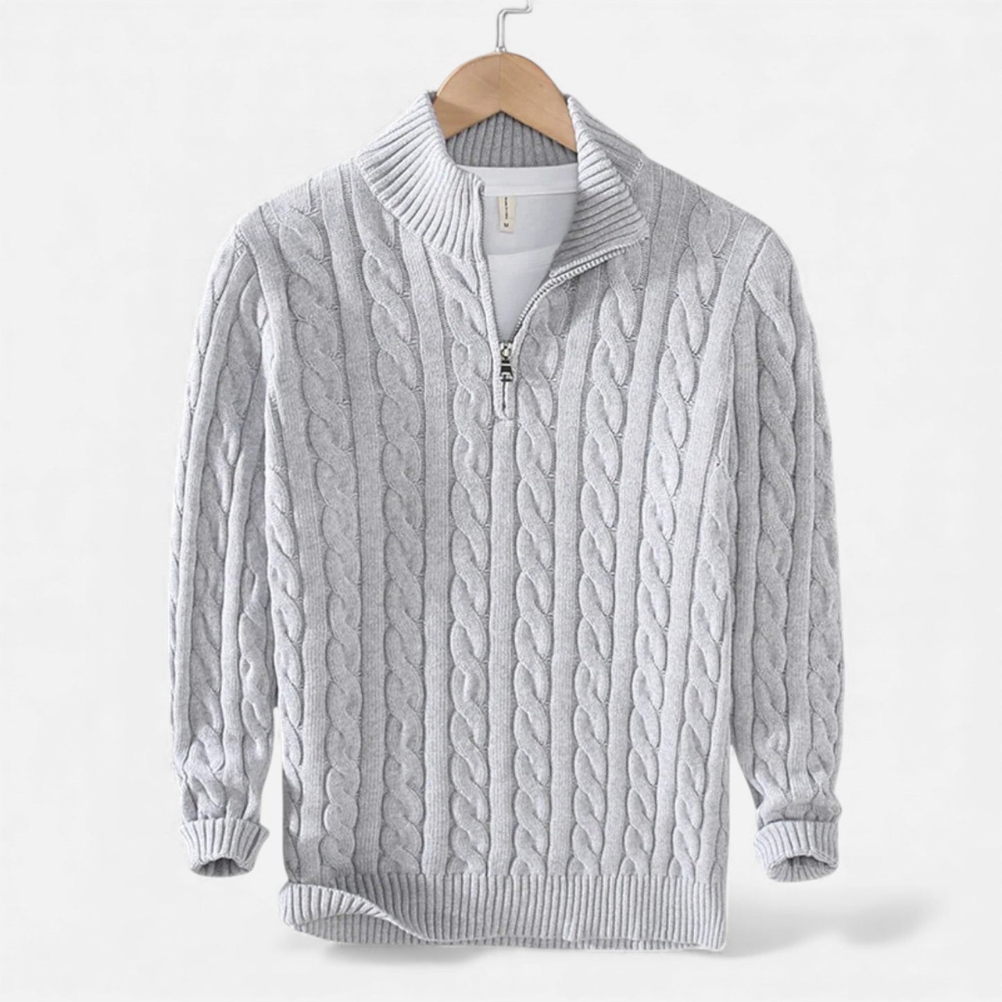 Heren half-zip trui