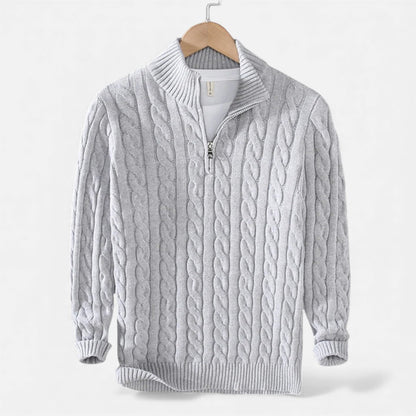 Heren half-zip trui