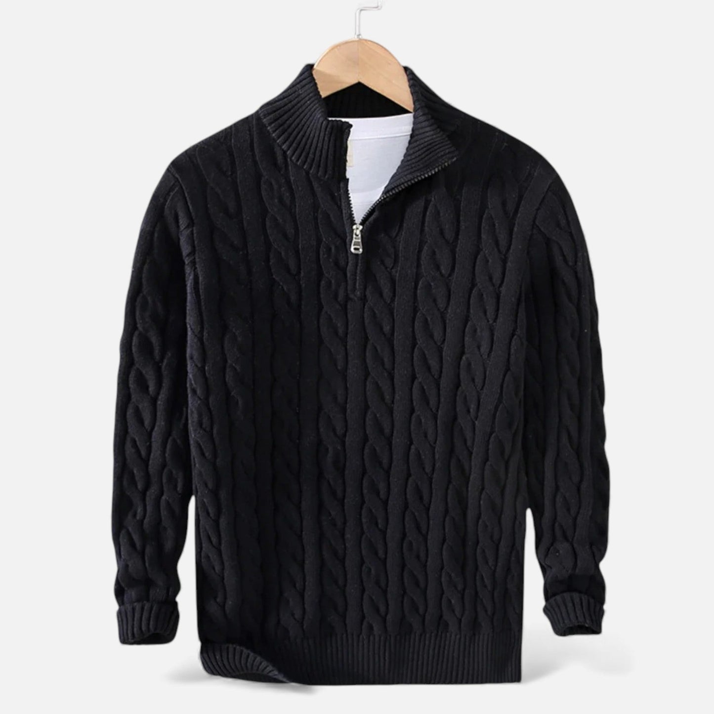 Heren half-zip trui