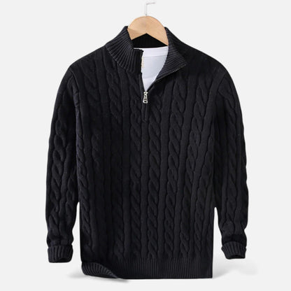 Heren half-zip trui