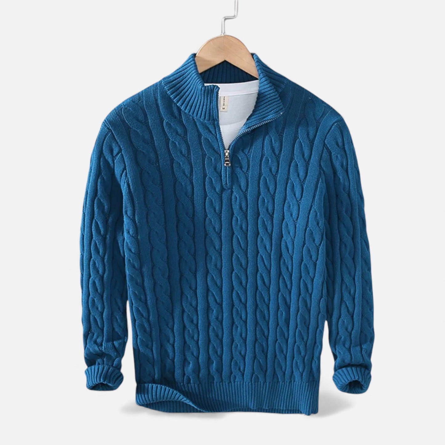 Heren half-zip trui