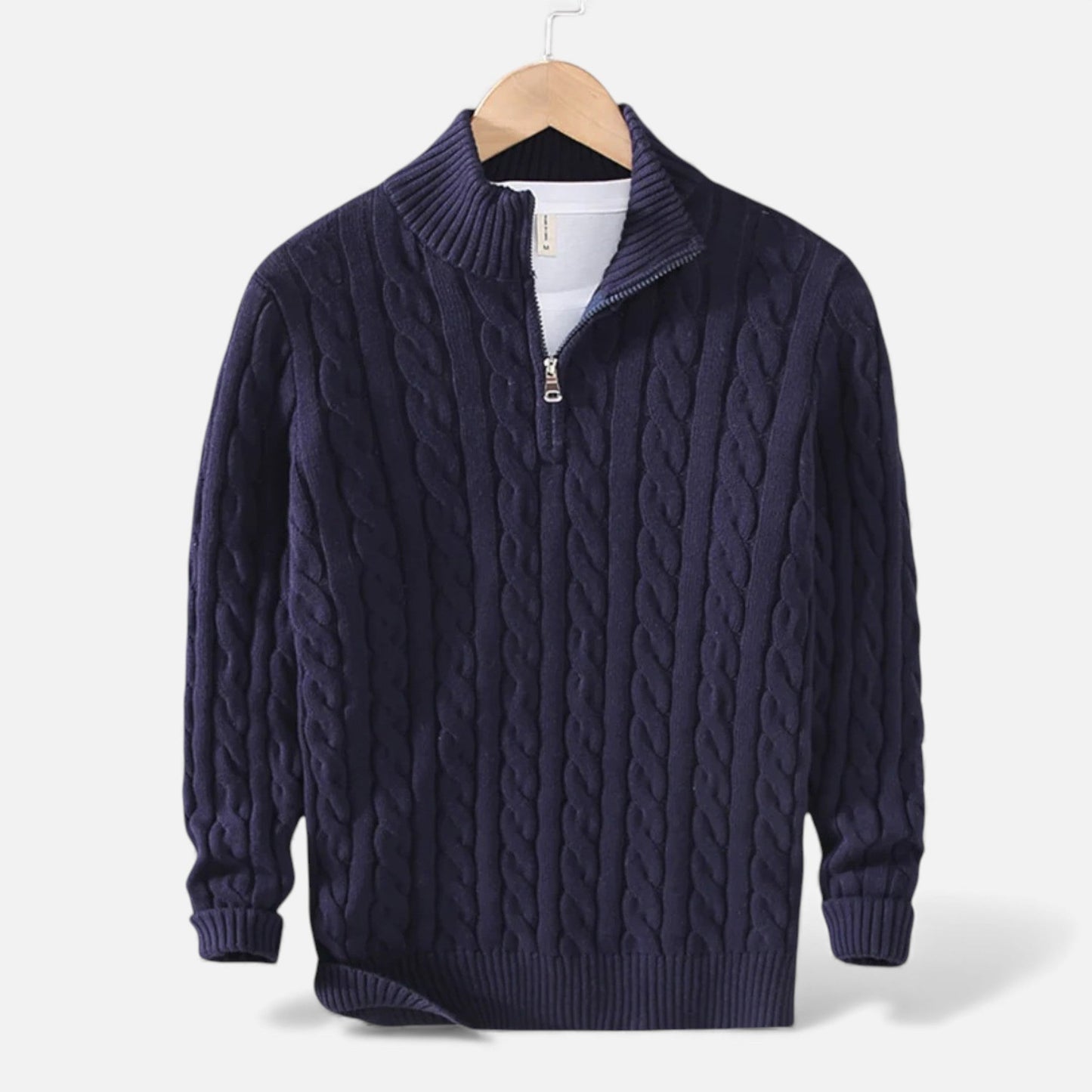 Heren half-zip trui