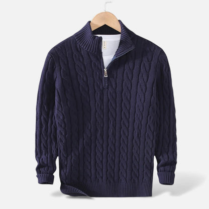 Heren half-zip trui