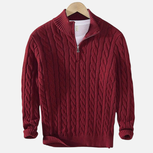 Heren half-zip trui