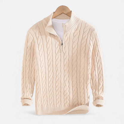 Heren half-zip trui