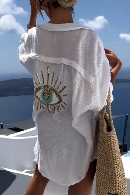 Emma | Elegante Zomer Tuniek met Versierde Achterzijde 3