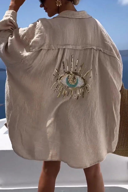 Emma | Elegante Zomer Tuniek met Versierde Achterzijde 9