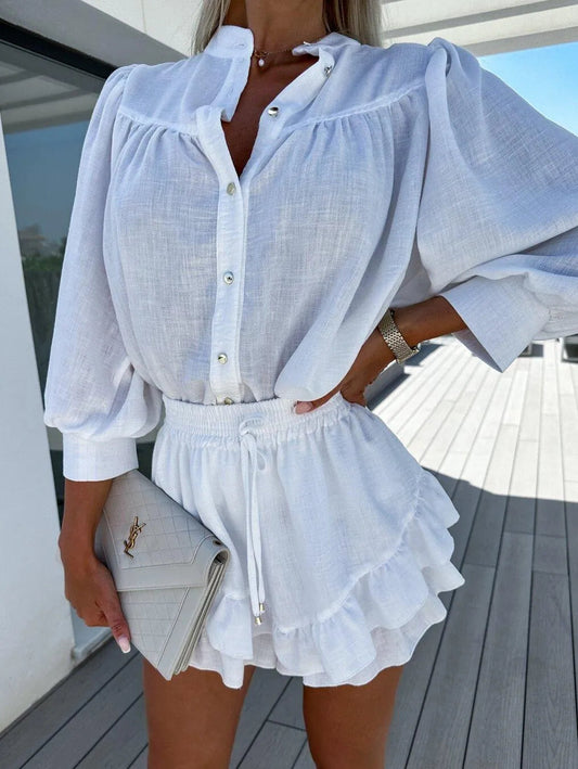 Emma | Elegante Flirterige Blouse met Kort Broekje 1