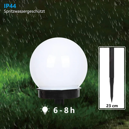 Deluxe Solar Buitenlampen Bolvorm – Stijlvolle Verlichting op Zonne-energie (3 stuks)