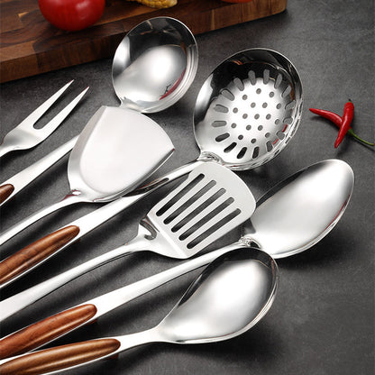 Keukengerei Set Roestvrijstaal – 5-delig Luxe Design met Ergonomische Handgrepen