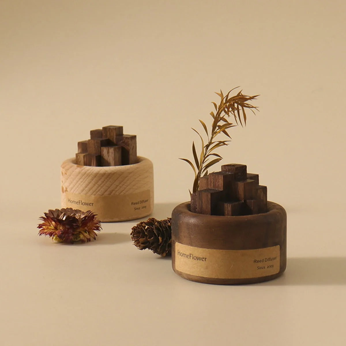 AromaEssence | Elegant Natural Wood Aromatherapy Diffuser 4