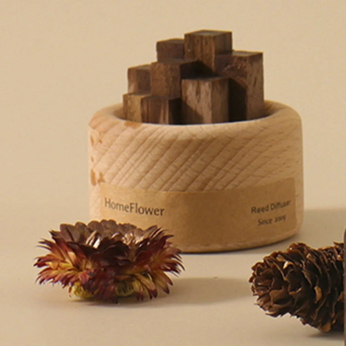 AromaEssence | Elegant Natural Wood Aromatherapy Diffuser 2