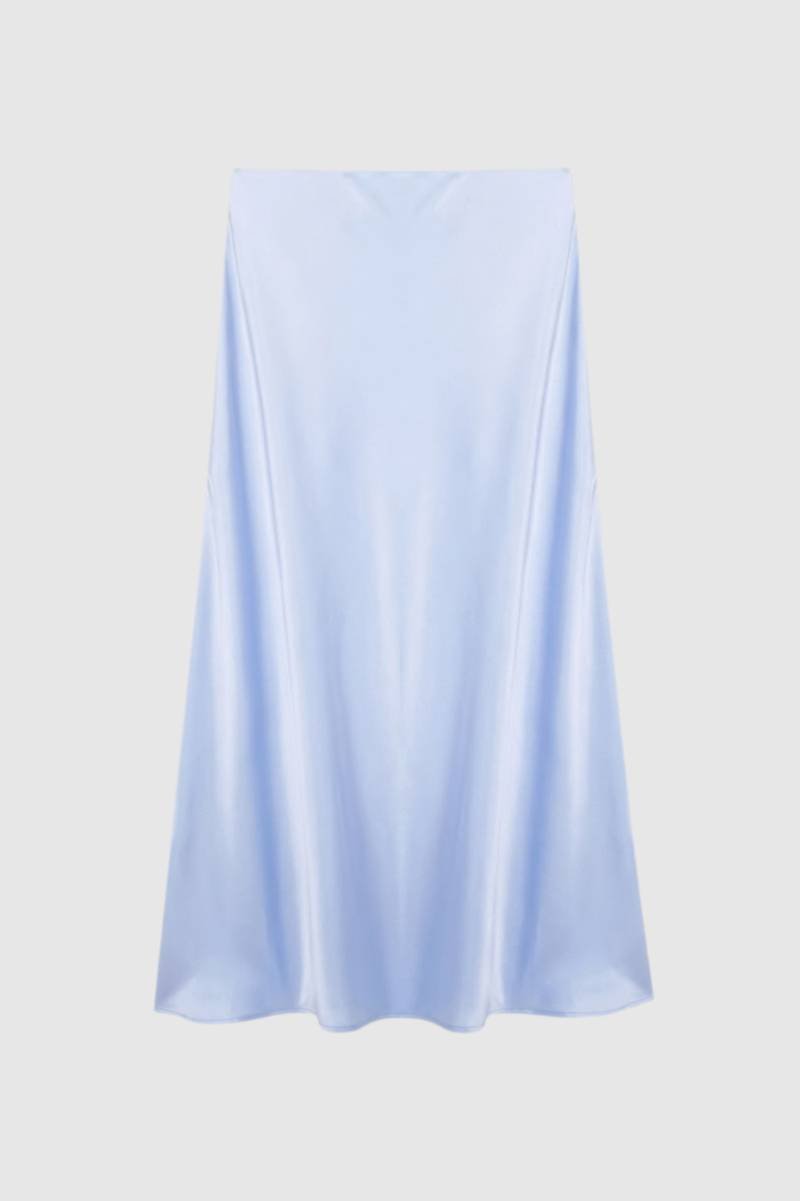 Dames midi rok – hoge taille, A-lijn, vloeiend, dagelijks & chic