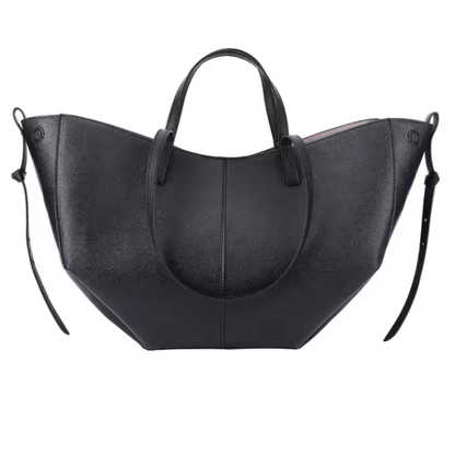 Vintage Leren Handtas – Luxe Dames Tas van Echt Rundleer met Tijdloze Uitstraling