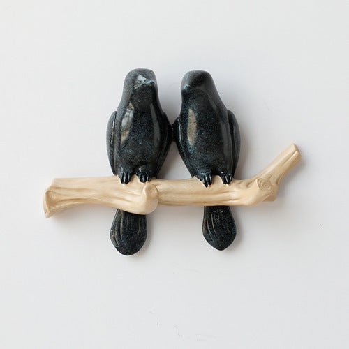 AvianElegance | Charming Decorative Resin Bird Wall Hook 14