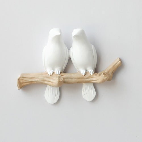 AvianElegance | Charming Decorative Resin Bird Wall Hook 2