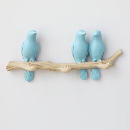 AvianElegance | Charming Decorative Resin Bird Wall Hook 11
