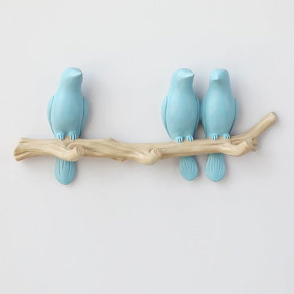 AvianElegance | Charming Decorative Resin Bird Wall Hook 11