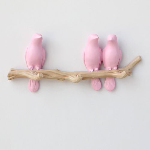 AvianElegance | Charming Decorative Resin Bird Wall Hook 7