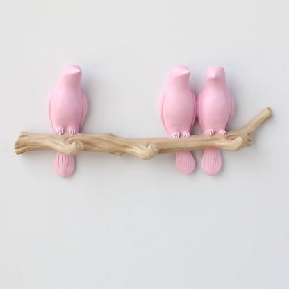 AvianElegance | Charming Decorative Resin Bird Wall Hook 7