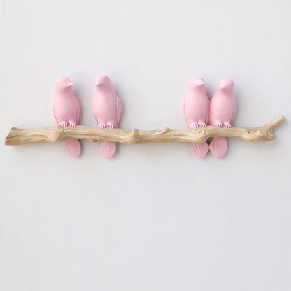 AvianElegance | Charming Decorative Resin Bird Wall Hook 8