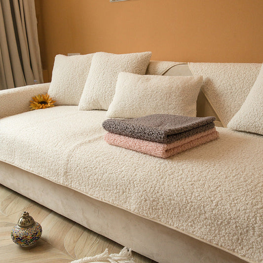 Vallborg Sherpa Fleece Bankhoes – Ultiem Zachte & Antislip Beschermhoes tegen Slijtage, Haren en Vlekken, Wasbaar & Comfortabel