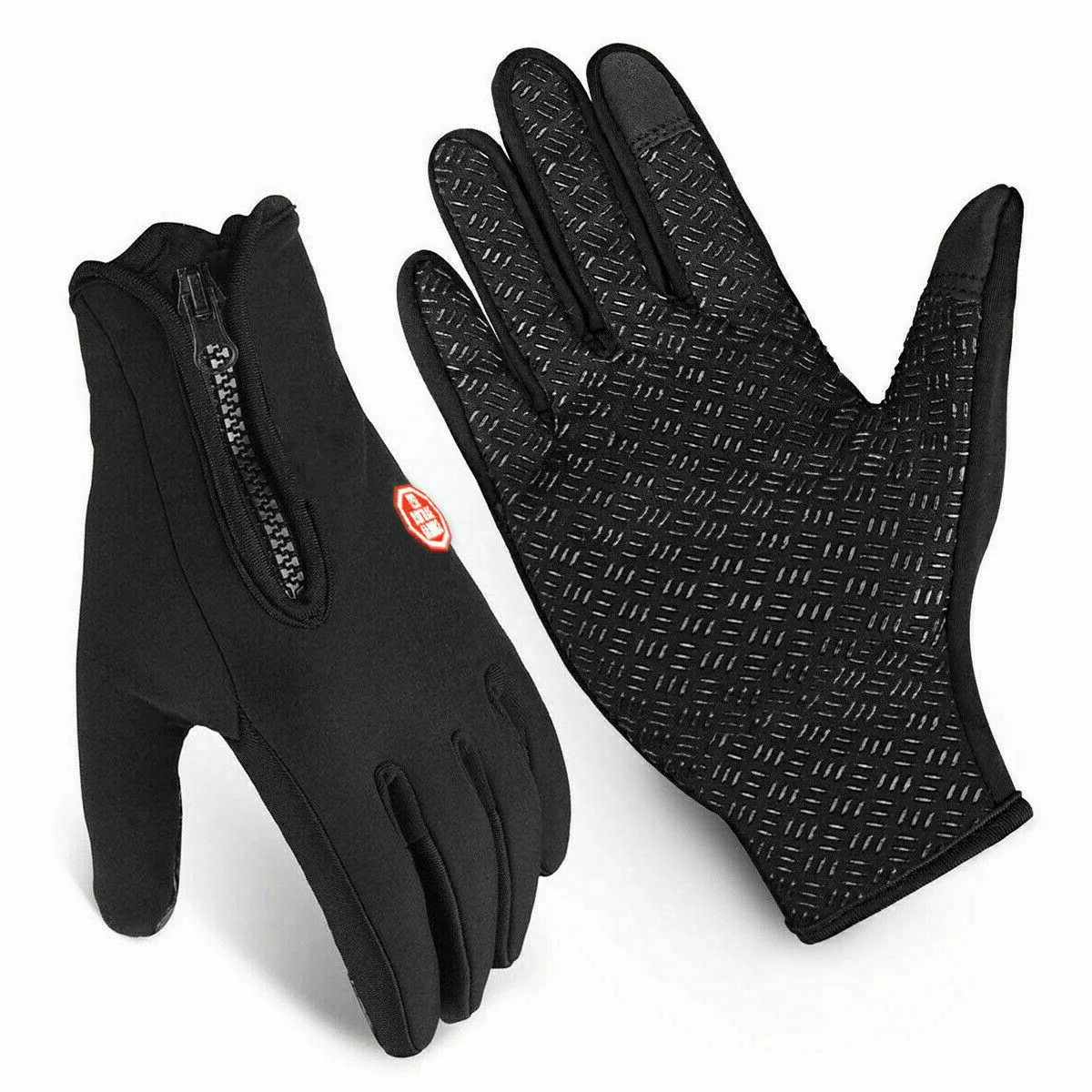 Thermische Winterhandschoenen met Antislip Grip – Warme Fleece Binnenvoering voor Fietsen, Hardlopen & Wintersport | Unisex – Maat S t/m XL