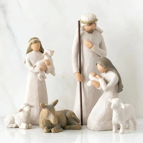 20-delige Kerststal Set – Handgemaakte Houten Stal met Figuurtjes | Kerstdecoratie Religieus & Klassiek