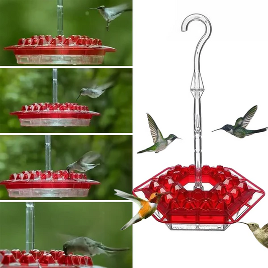 Antproof Hummingbird Voeder – 30 Bijenwerende Openingen, UV-Bestendig & Met Antimoat | 350 ml