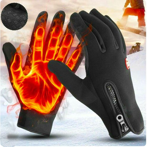 Thermische Winterhandschoenen met Antislip Grip – Warme Fleece Binnenvoering voor Fietsen, Hardlopen & Wintersport | Unisex – Maat S t/m XL