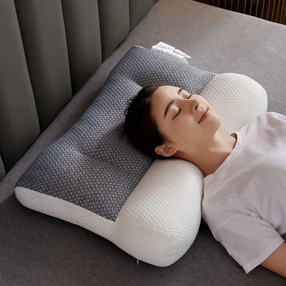 Orthopedisch Neksteunkussen – Ergonomisch Slaapkussen voor Nek- en Schouderklachten | Grijs of Wit – 48x74 cm
